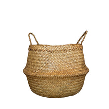 Seagrass Belly Basket Warm Orange - Large