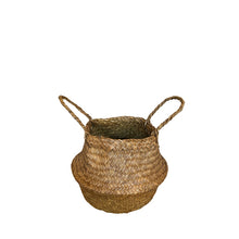 Seagrass Belly Basket Warm Orange - Small