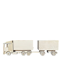 Wooden Truck With Double Trailer