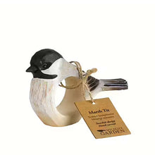 Wildlife Garden Hand Carved Napkin Ring - Marsh Tit