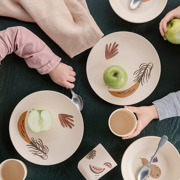 Bamboo dinner set top