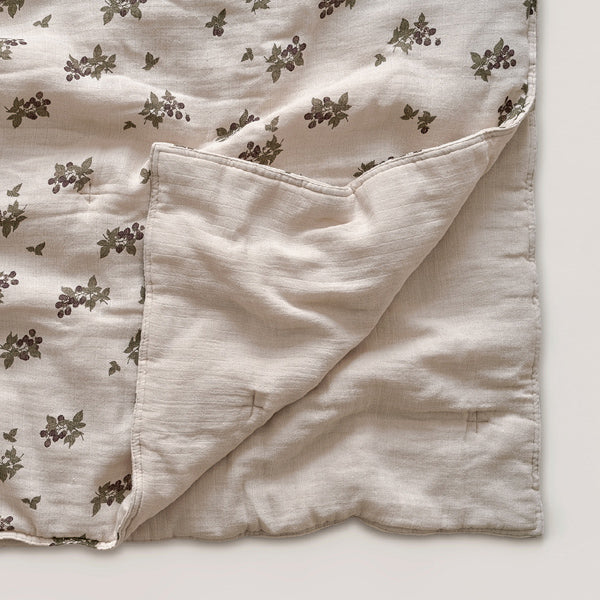 Garbo Friends Filled Muslin Quilt Blackberry Elenfhant