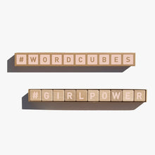 Maison Deux Word Cubes – Pink Blush