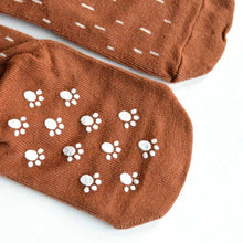 Mini Dressing Brown Fox Knee Socks