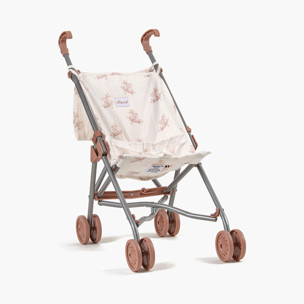 Minikane Doll Stroller with Pouch Toile de Jouy Marie Elenfhant