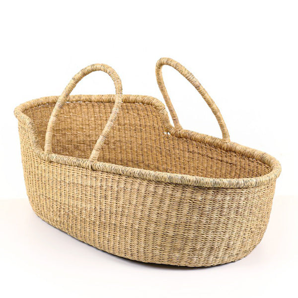 Straw moses basket online