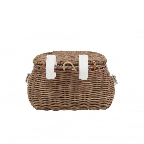 Olli Ella Mini Chari Bike Basket Natural Elenfhant