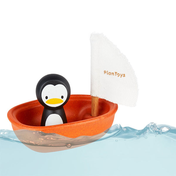 Plan Toys Sailing Boat Penguin Elenfhant