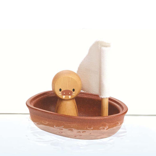 Plan Toys Sailing Boat Walrus Elenfhant