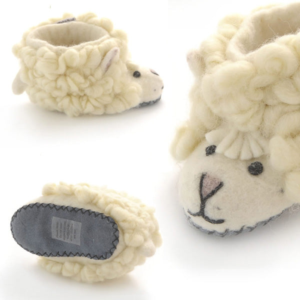 Retouch peeling pave Sew Heart Felt Shirley Sheep Slippers – Elenfhant