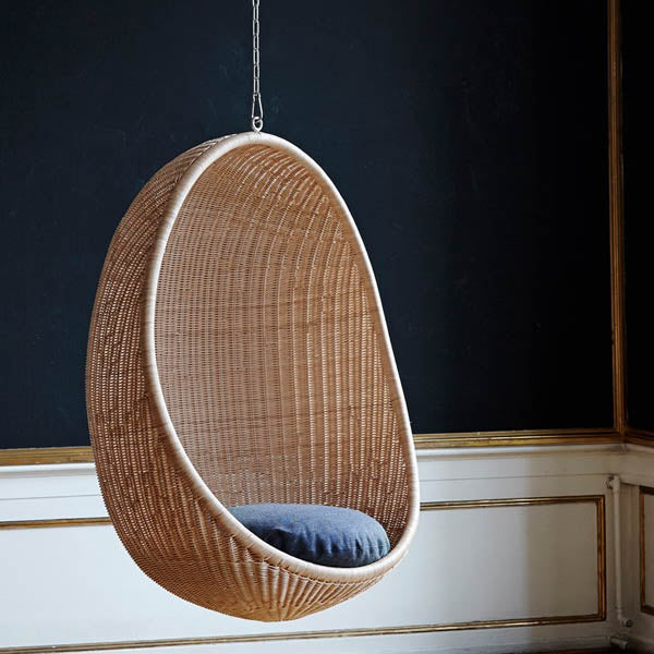 Rattan egg hotsell chair natural