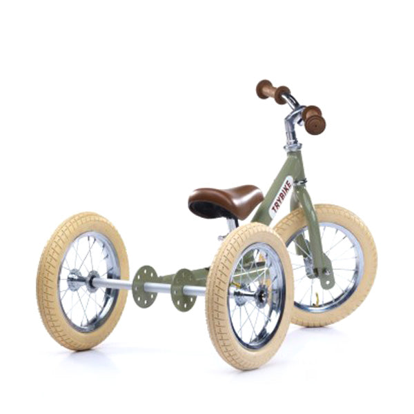 Trybike steel green best sale