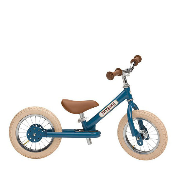 Trybike Balance Bike Steel Vintage Blue Elenfhant