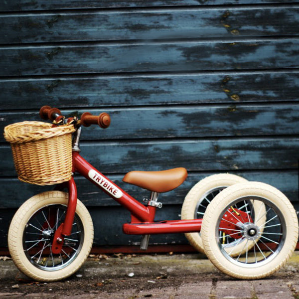 Trybike Wicker Bike Basket Elenfhant
