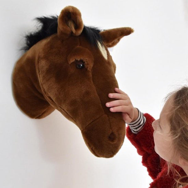 Wild and Soft Animal Head Horse Scarlett Elenfhant