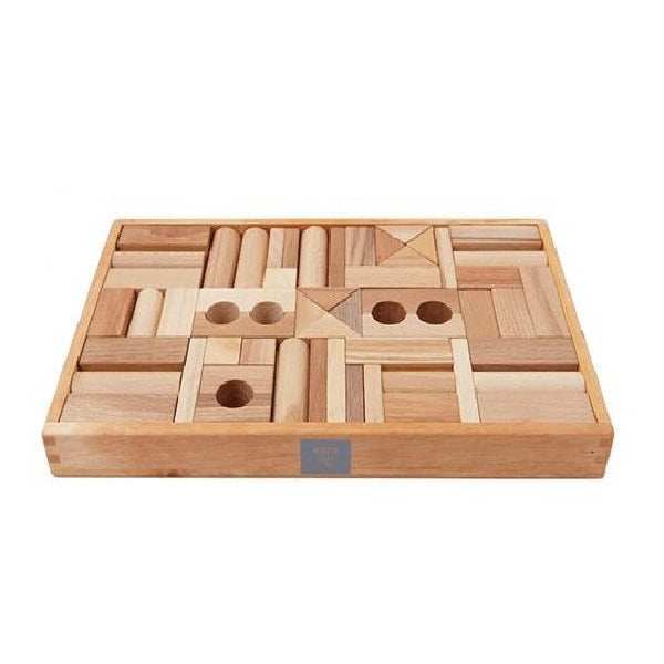 Wooden Story Natural Blocks 54 pcs Elenfhant