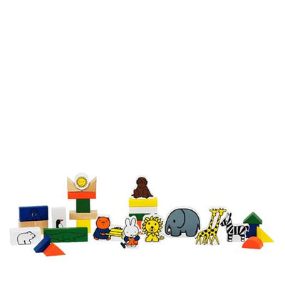 Miffy Wooden Blocks Zoo - 30 Pcs