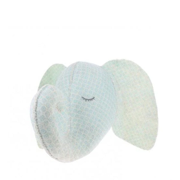 Fiona Walker Sleepy Elephant Head - Blue
