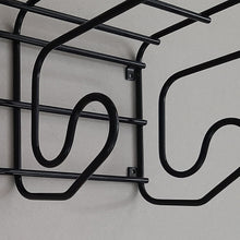 Vintage Ikea Fran Metal Coat Rack - Black