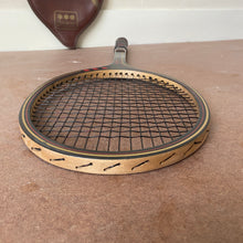 Vintage Rucanor - Wooden Tennis Racket with Sleeve