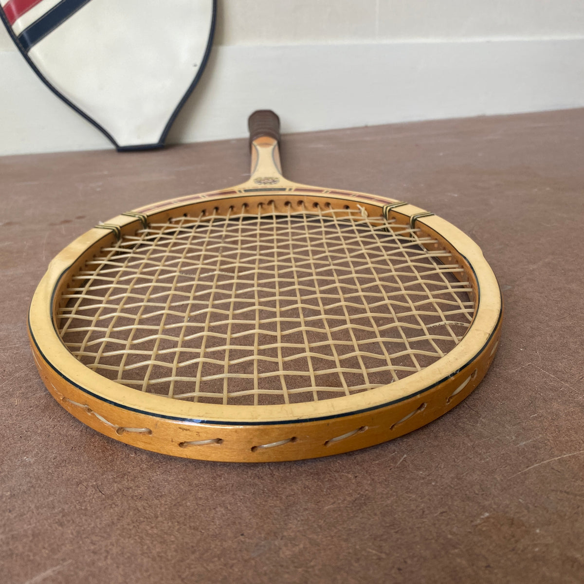 Vintage Davis Classic - Wooden Tennis Racket with Sleeve – Elenfhant Store