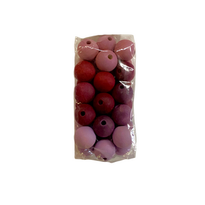 Grimm's Wooden Beads 30 pieces - Rose/Lila