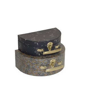 Konges Slojd 2 Pack Luggages Round - Orangerie Nostalgie Blue