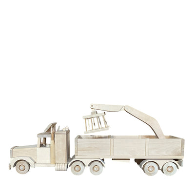 Wooden Grapple Truck