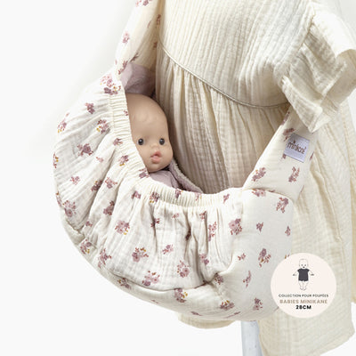 Minikane "Collection Babies" Hammock Doll Carrier - Petites Fleurs