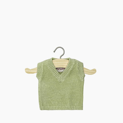 Minikane Paola Reina Baby Doll Knitted Spencer LÉONARDO – Vert Sauge