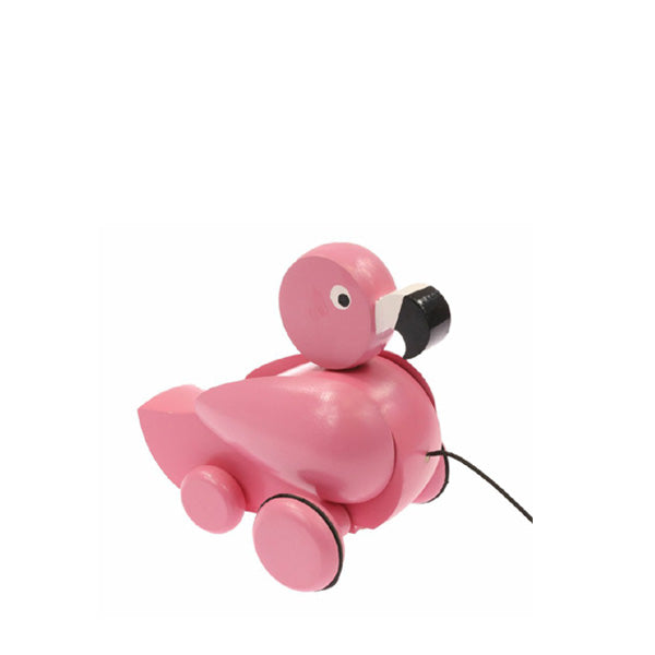 Miva Pull Along Flamingo
