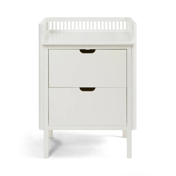 Sebra Changing Unit, drawers - Classic white