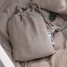 Sebra Muslin Bed Linen - Seabreeze