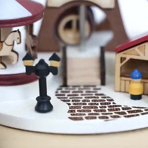 Wooderful Life Wooden Music Box - Christmas Market