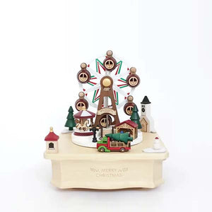 Wooderful Life Wooden Music Box - Christmas Market