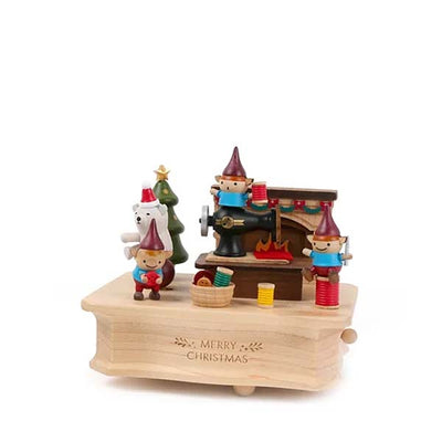Wooderful Life Wooden Music Box - Elf Dream