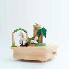 Wooderful Life Wooden Music Box - Unicorn Garden