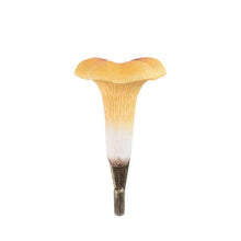 Wildlife Garden Hand Carved Mushroom Hook - Chanterelle