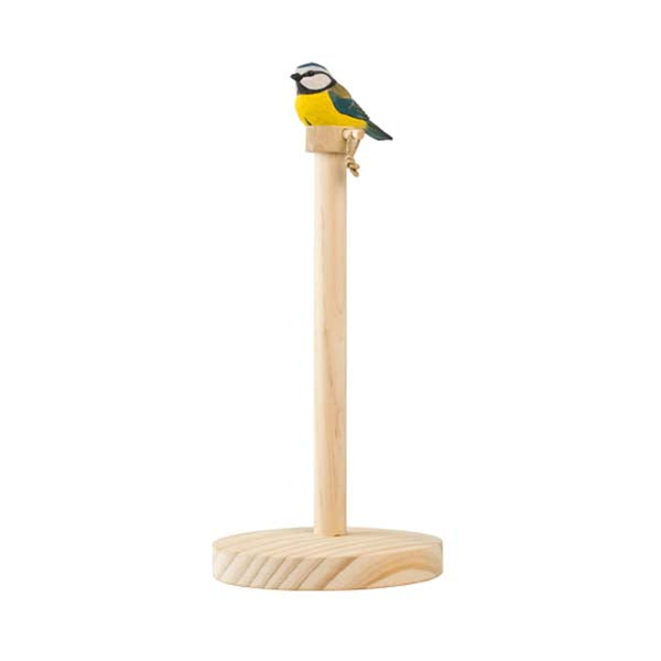 Wildlife Garden Kitchen Roll Holder - Blue Tit