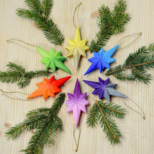 Bumbu Toys Stars Christmas Decoration - Set of 6