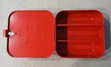 IKEA Gunnern Red Metal Medicine Cabinet - Vintage