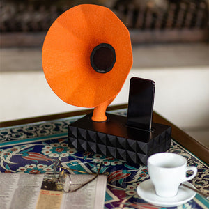 Acoustibox Acoustic Smartphone Amplifier – Pumpkin