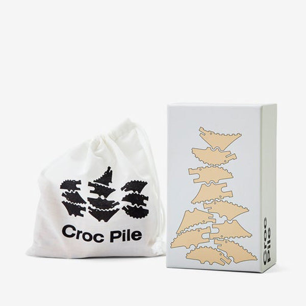 Areaware CROC Pile Mini - Natural - Set of 10 – Elenfhant