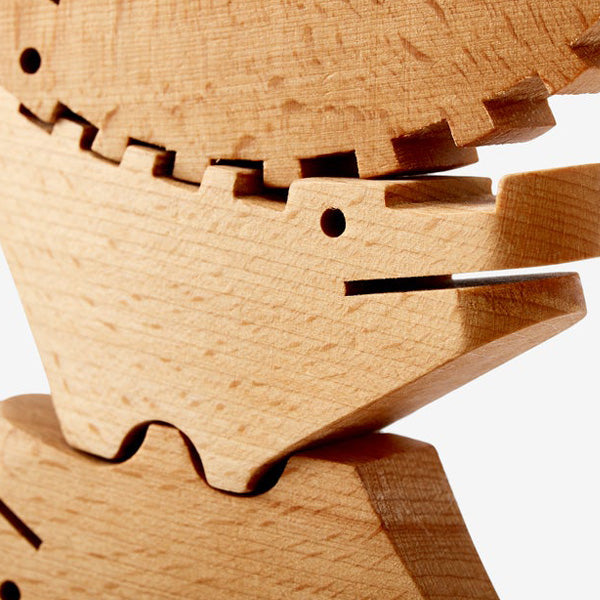 Areaware CROC Pile Mini - Natural - Set of 10 – Elenfhant