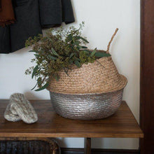 Natural Belly Basket - Silver Dipped