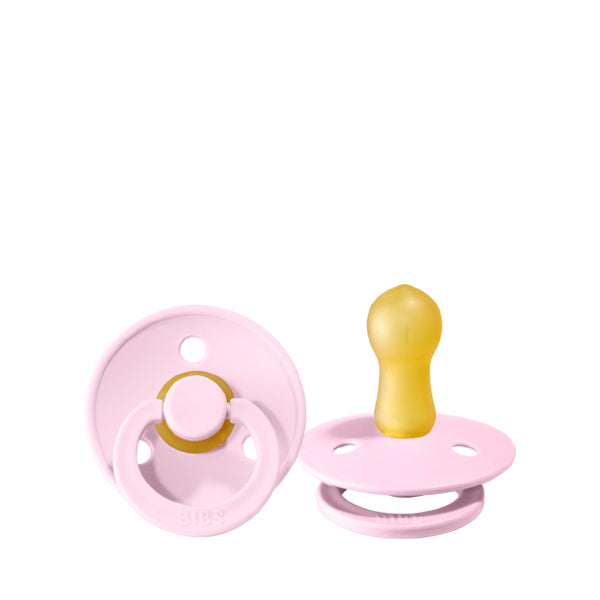 Bibs Classic Round Pacifier - Baby Pink