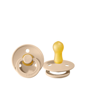 Bibs Classic Round Pacifier – Vanilla - Elenfhant