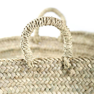 Bohemia Design Woven Palm Leaf Basket Natural