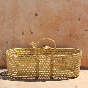 Bohemia Design Natural Baby Moses Basket – Palm Leaf