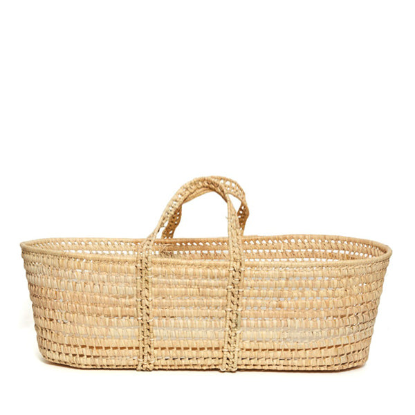 Bohemia Design Natural Baby Moses Basket – Palm Leaf